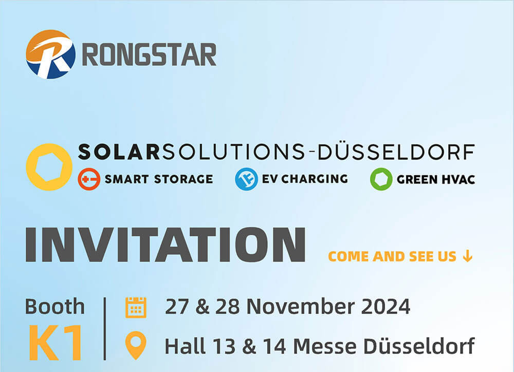 Rongstar at Solar Solutions Düsseldorf – Pioneering Sustainable Energy Solutions